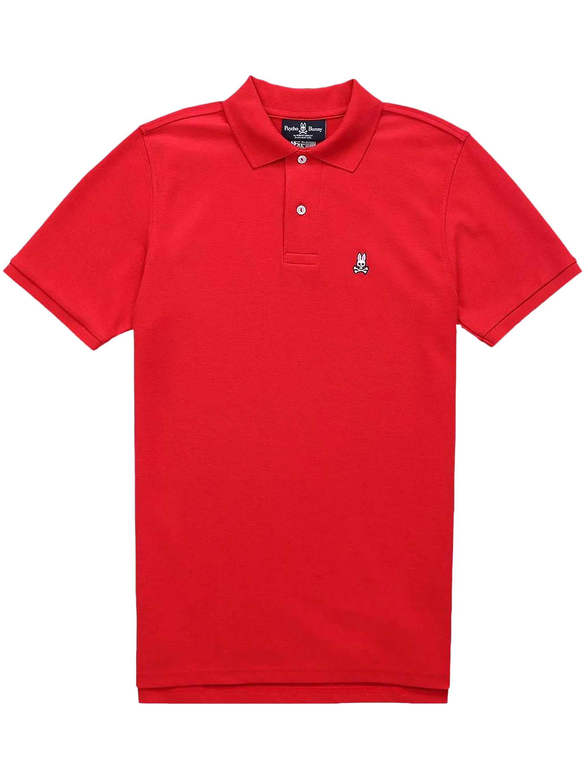 

Рубашка поло из ткани пике Psycho Bunny, красный