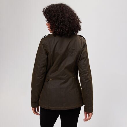 

Вощеная куртка Winter Defense женская Barbour, цвет Olive/Classic