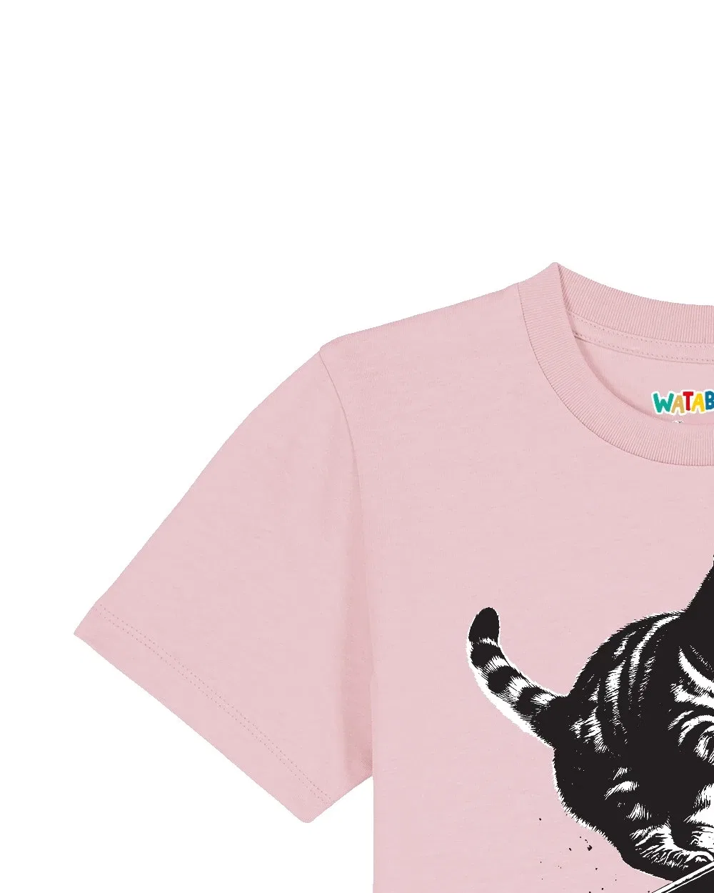 Футболка детская, Wat? Apparel, розовый — фото 3