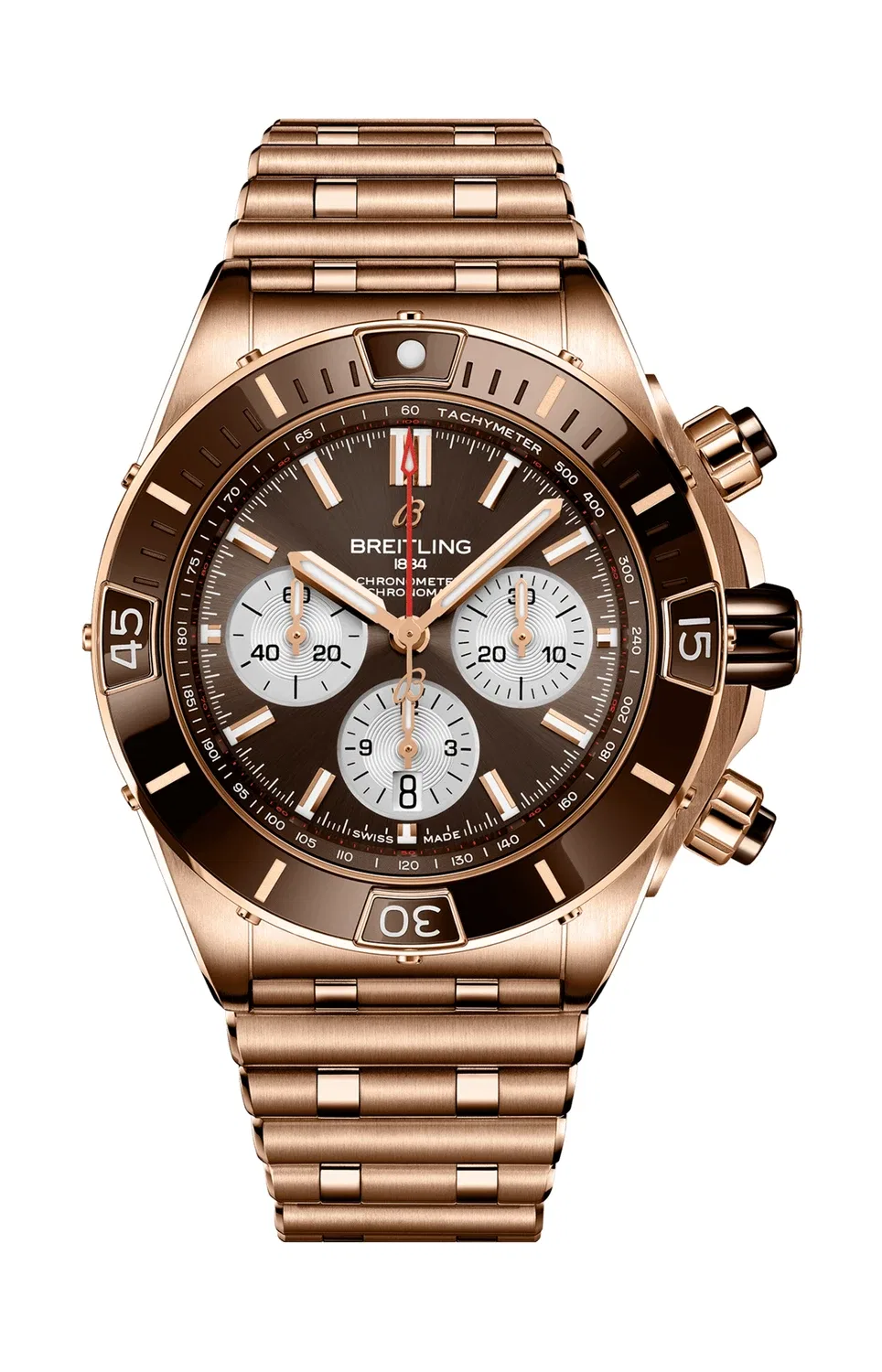 СУПЕР ХРОНОМАТ B01 44 - RB0136E31Q1R1 BREITLING, золотой