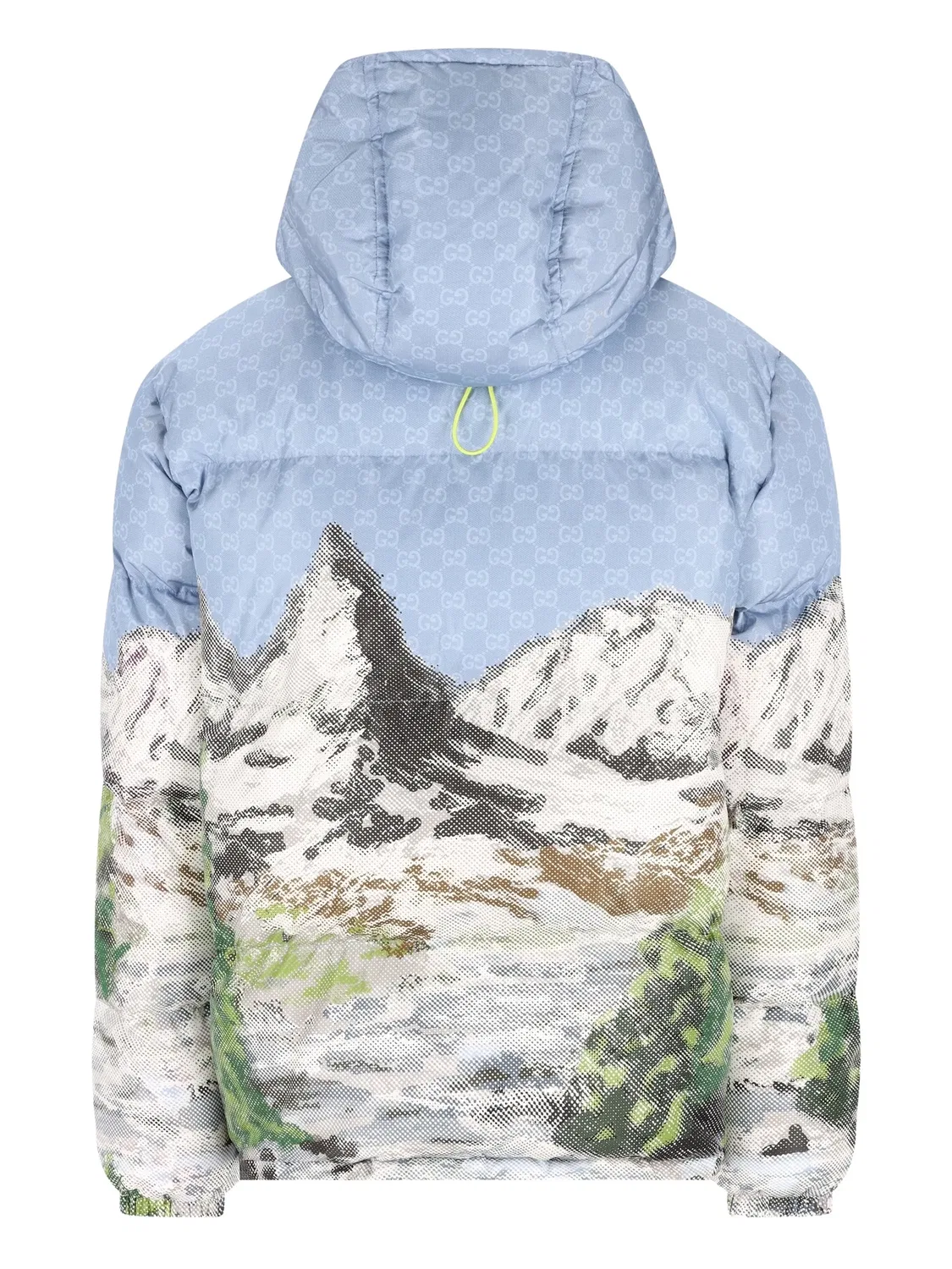 Куртка Alpine Landscape GG Gucci, голубой — фото 2