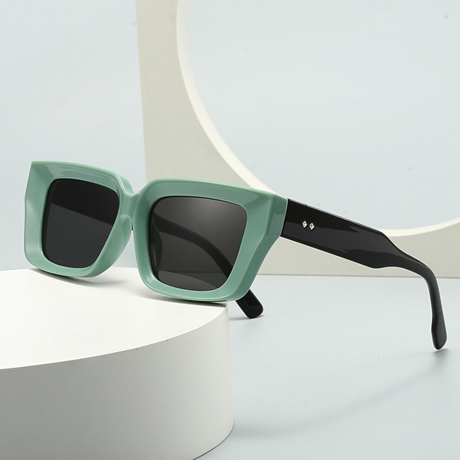 

Солнцезащитные очки с защитой от УФ-излучения UV400 для женщин и мужчин | Прозрачные градиентные линзы конфетных цветов | Для занятий спортом на открытом воздухе DSVIGF, Dark Green Gray