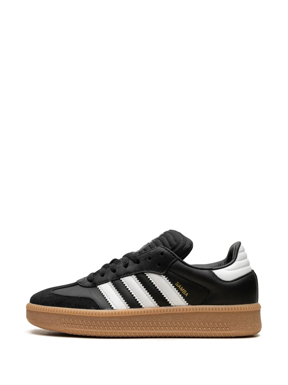 Кроссовки Samba XLG Black/White/Gum Adidas, черный — фото 4