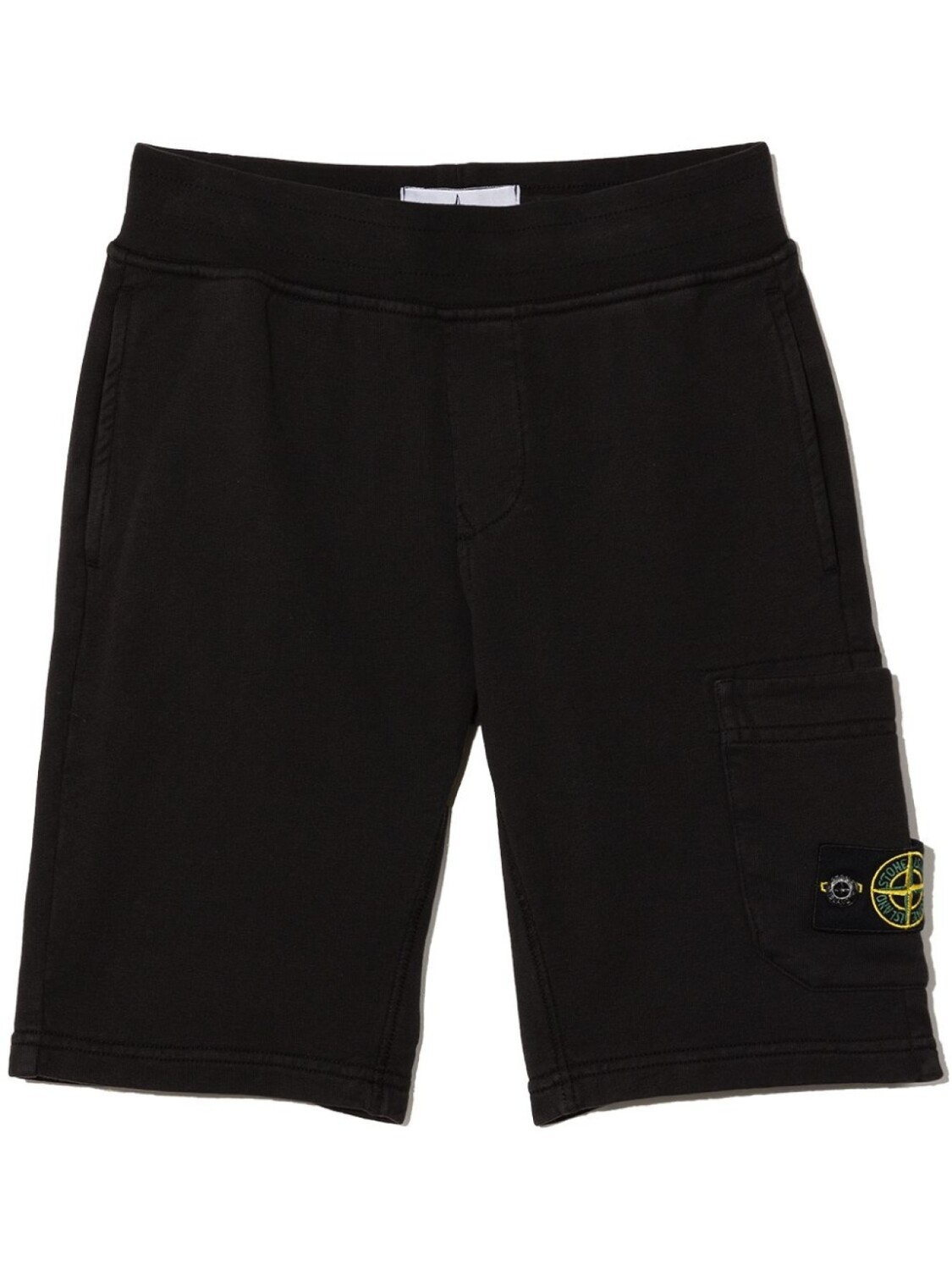 

Спортивные шорты с логотипом Compass Stone Island Junior, черный