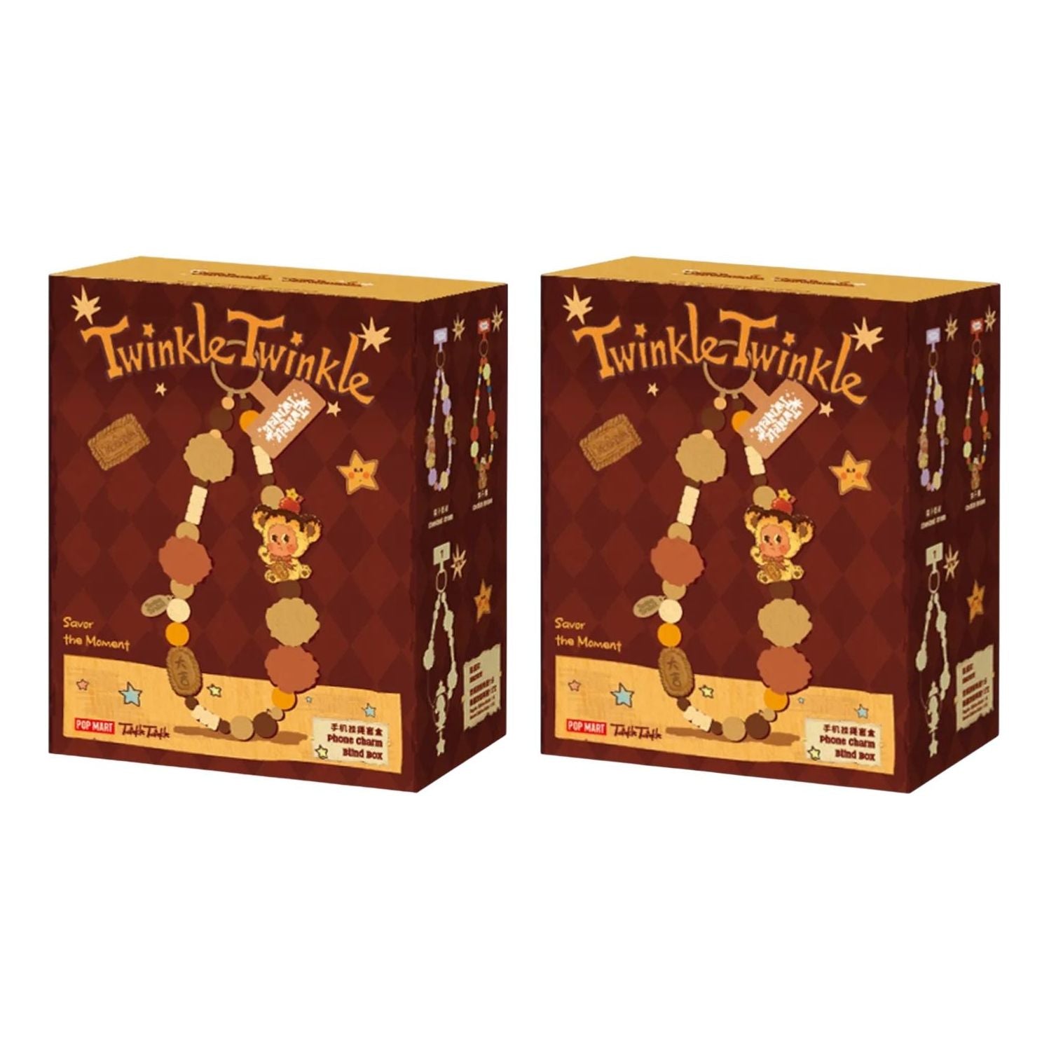 

Фигурка Pop Mart Stars Delicious Moments Collection Cell Phone Lanyard Sealed Case (2 Blind Boxes)