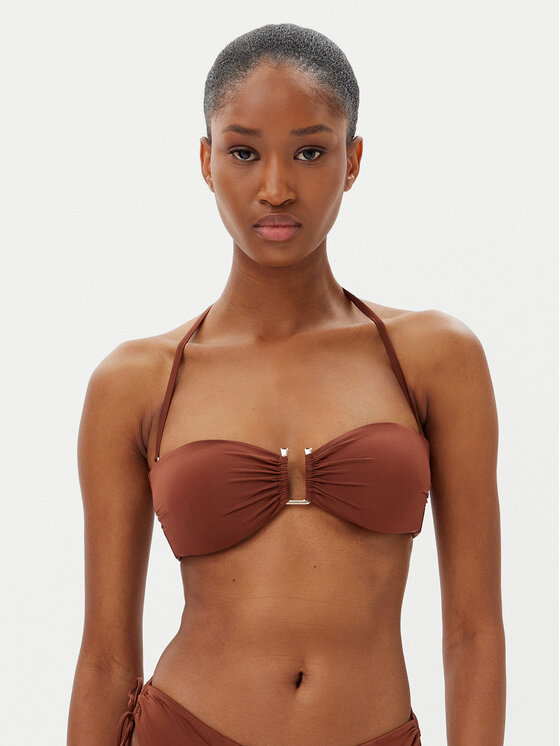 

Верх бикини Amelia 2516821199 Max Mara Beachwear, коричневый