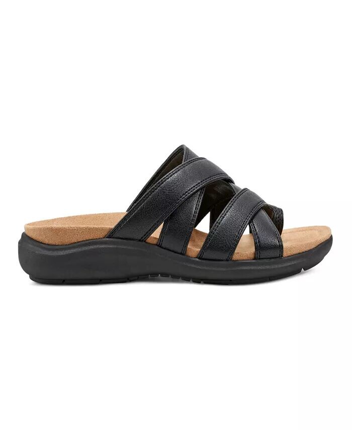 Женские повседневные сандалии Westly Strappy Flat Easy Spirit, черный — фото 2