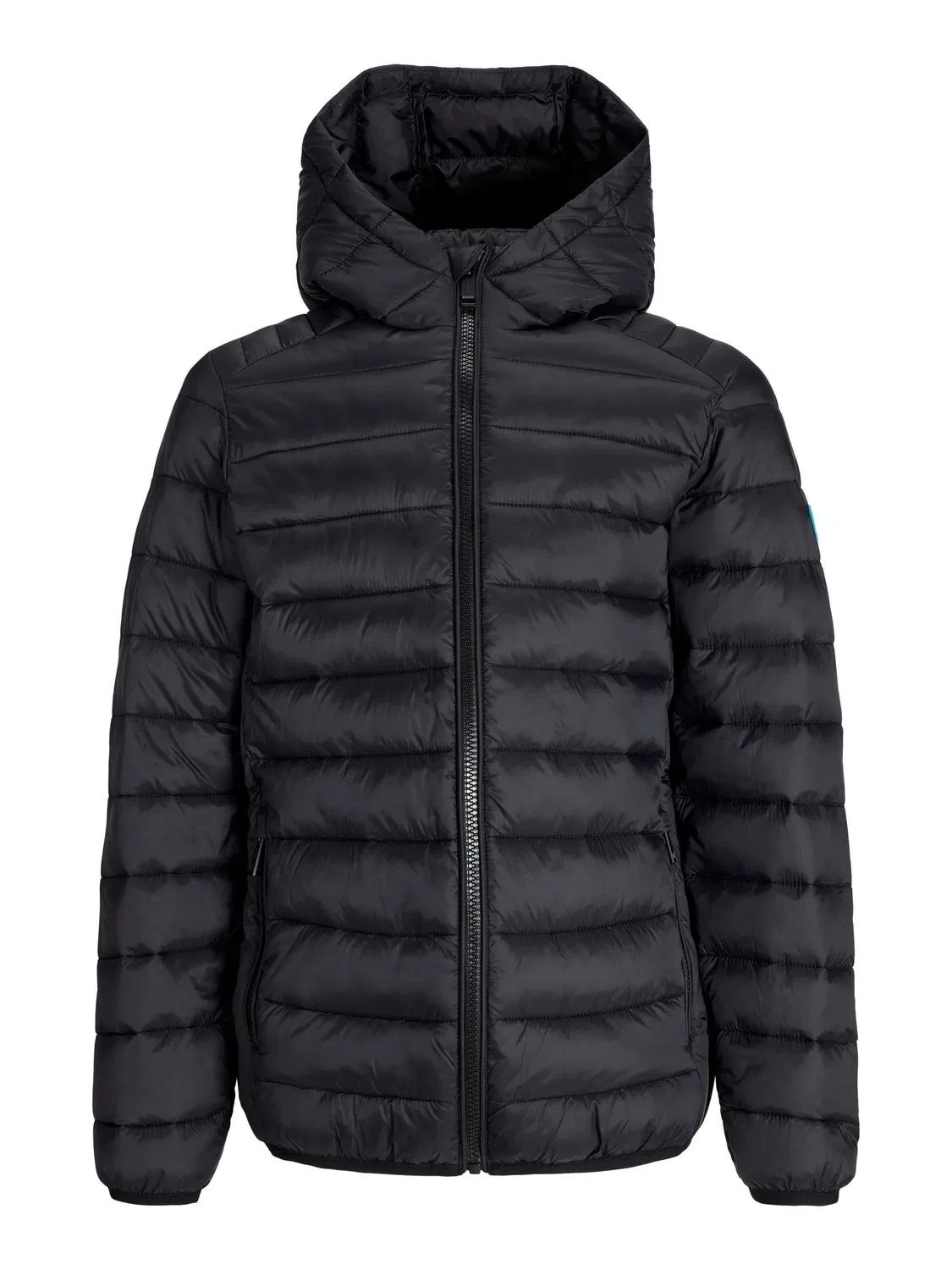 Стеганая куртка, легкая, JACK & JONES Junior, черный