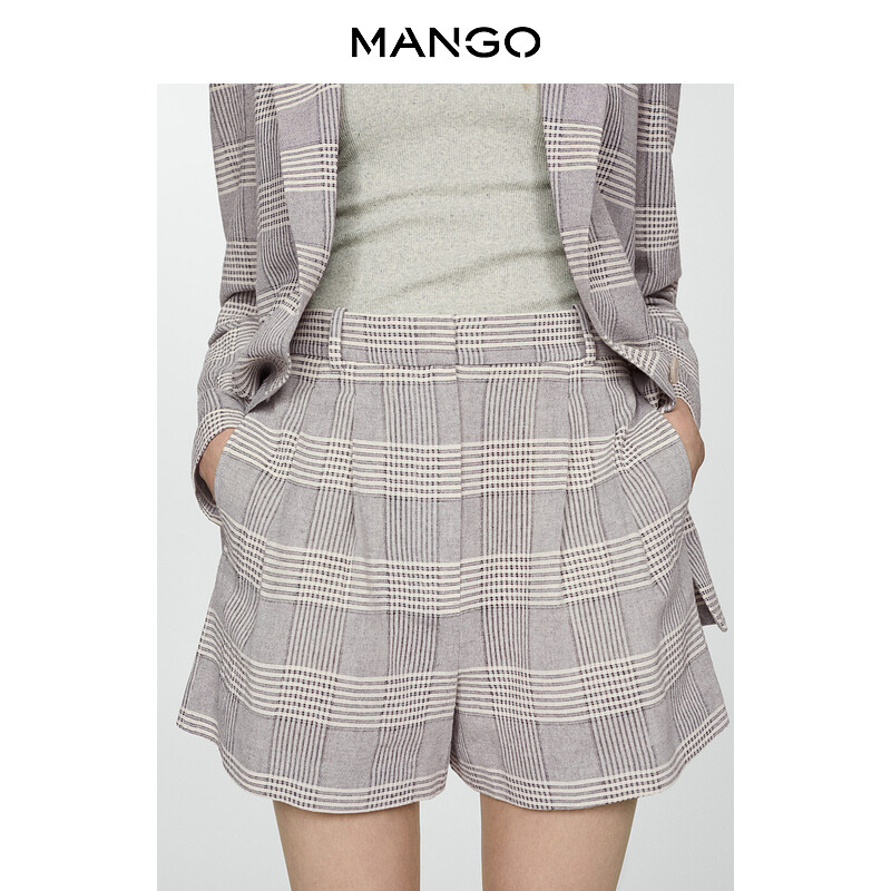 

Женские брюки Mango тонкие, серый
