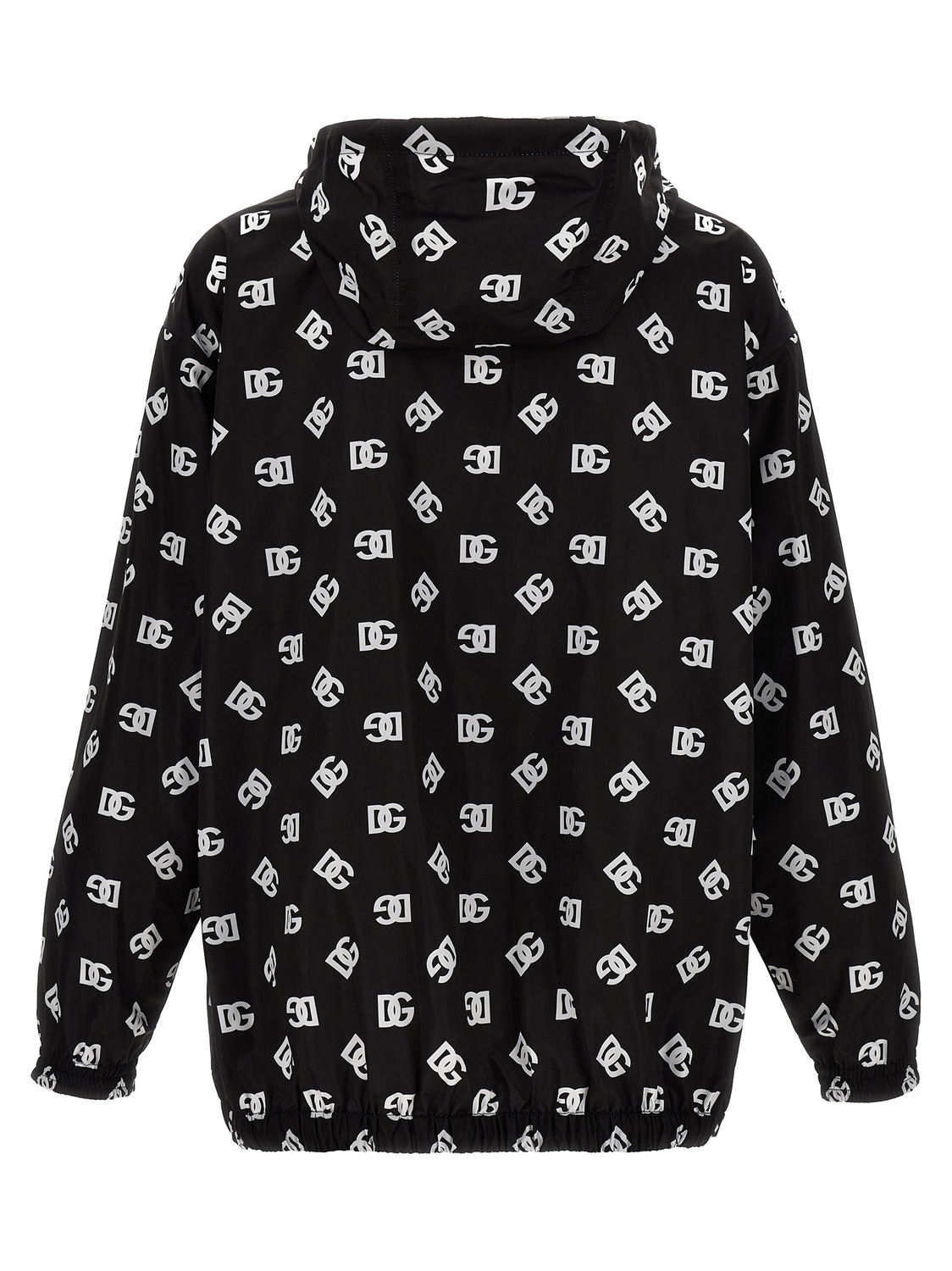 Толстовка с капюшоном и принтом логотипа DOLCE & GABBANA, черный — фото 2