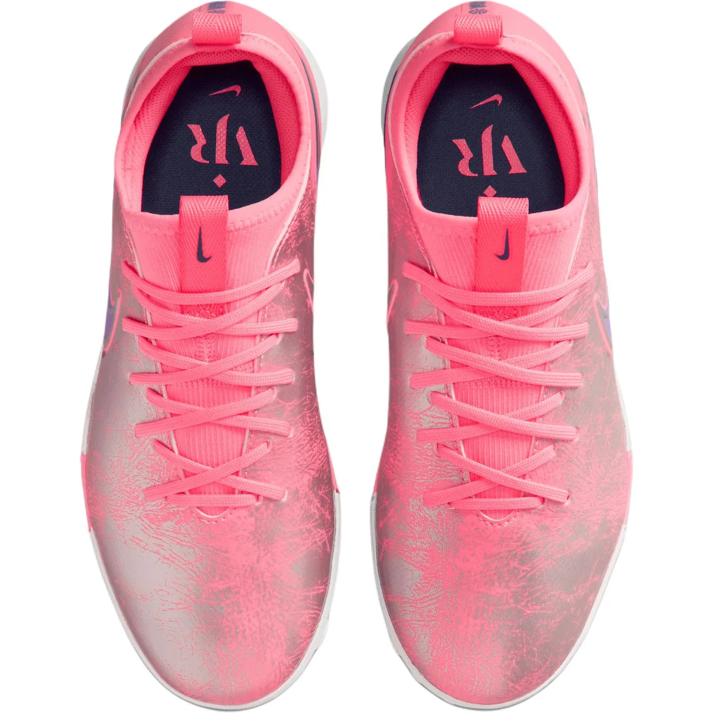 Nike Детские футбольные бутсы Mercurial Vapor 16 Low top розовые серебристые фиолетовые — фото 4