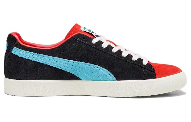 Мужская обувь для скейтбординга Puma Clyde OG, Core Black/Multi-Color/Core White — фото 2