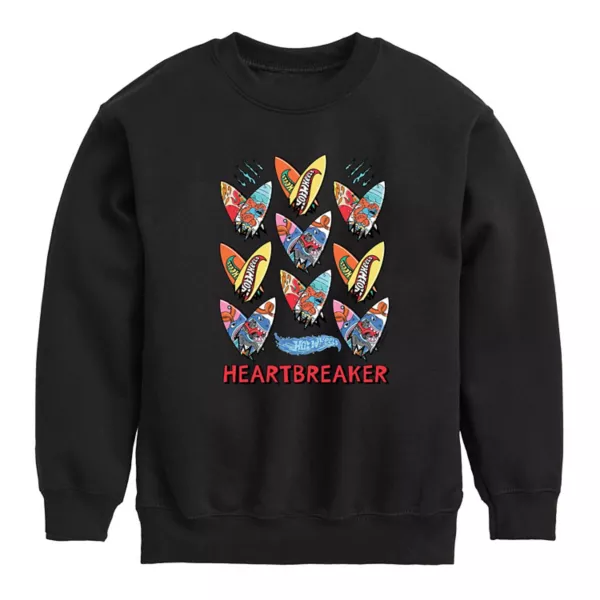 

Флисовая толстовка Heartbreaker для мальчиков 8-20 лет Hot Wheels, черный