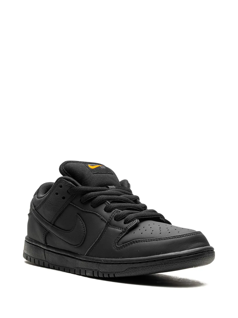 Кроссовки SB Dunk Triple Black/Orange Nike, черный — фото 2