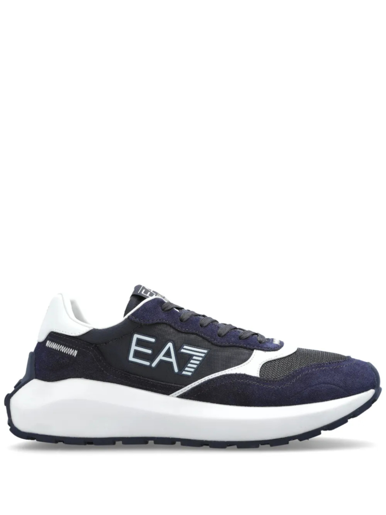 

Кроссовки с контрастными вставками Ea7 Emporio Armani, синий
