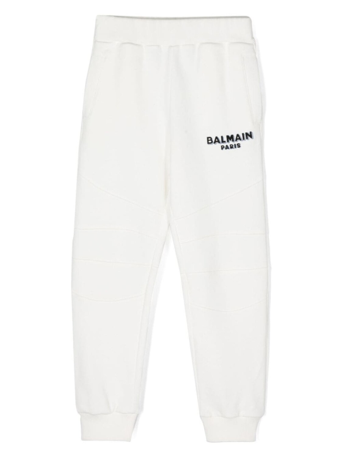 

Balmain Kids спортивные брюки с логотипом, белый
