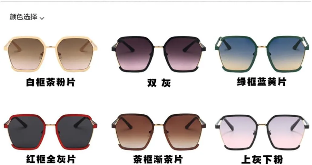 

Солнцезащитные очки с защитой UV400 | Металлическая большая оправа | Для женщин и мужчин | Для занятий спортом на открытом воздухе и вождения DSVIGF, Black Gray