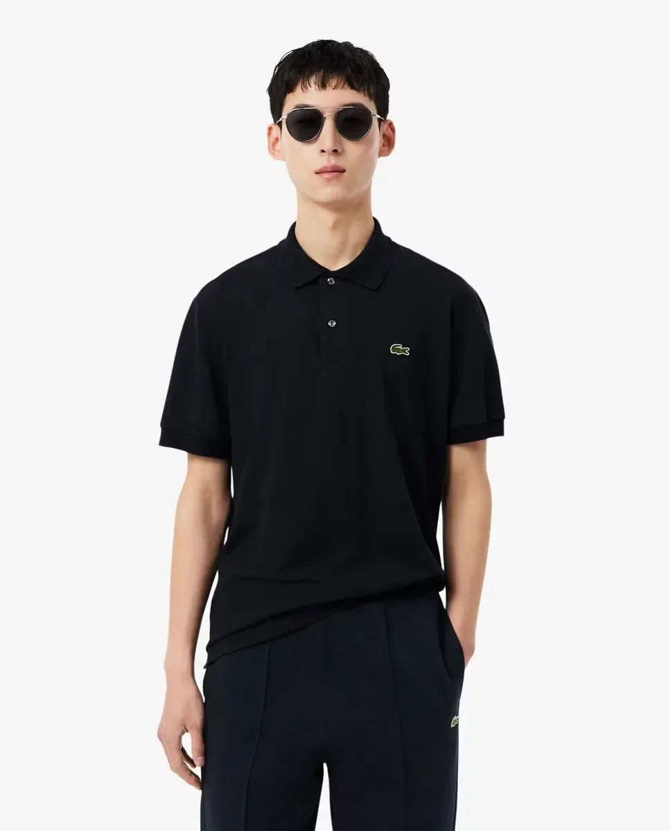 Классическая мужская футболка LIGHT с коротким рукавом Lacoste, черный