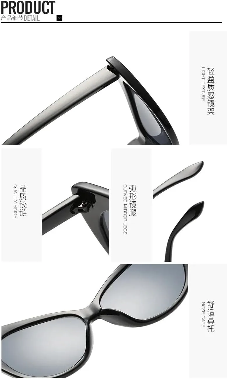 

Модные солнцезащитные очки «кошачий глаз» для стильного образа, изготовленные с высокой точностью для комфортного ношения в течение всего дня UQKY, Cranbe 2