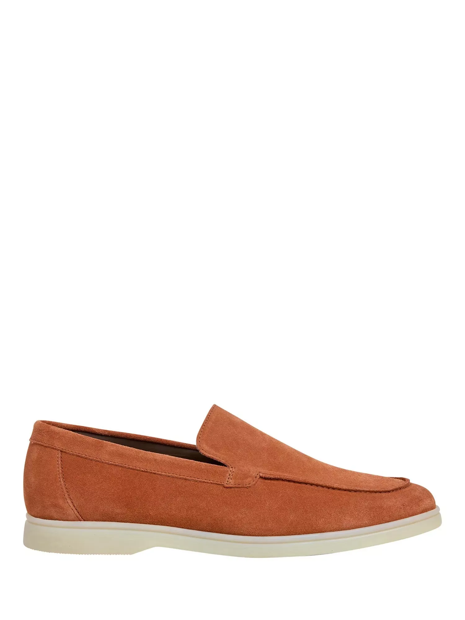 Лоферы Martin из гладкой замши Hackett London, Peach Orange