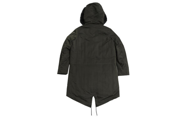 Пуховик Nike Sportswear Down Fill Long-Term Warm Down Jacket Black Green, зеленый — фото 2