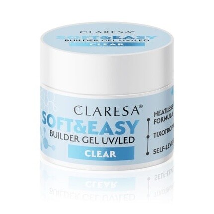 

Прозрачный строительный гель Soft&Easy 12 г, Claresa