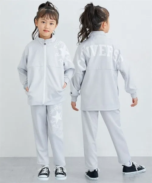 Костюм спортивный CONVERSE Warm Up Suit, серебристо-серый