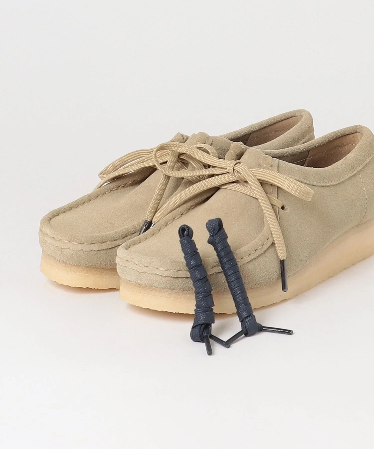 Мужские мокасины Clarks Originals Wallabee Maple Suede — фото 4