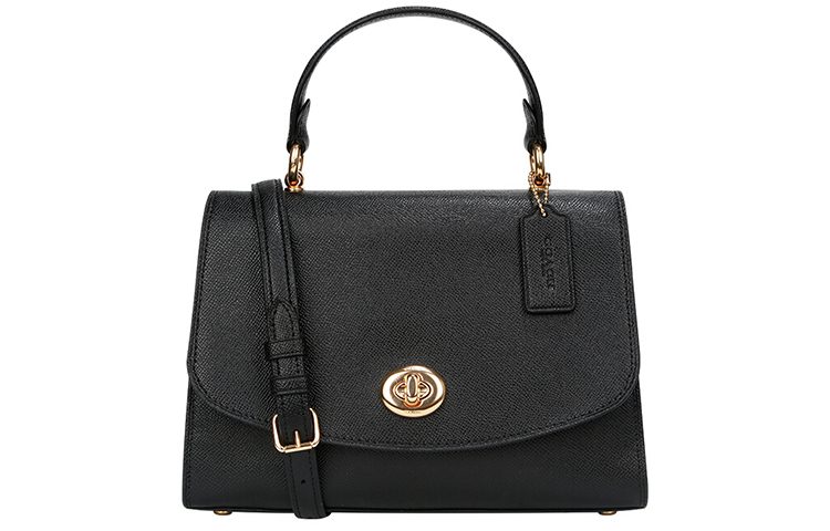 

COACH Кожаная сумка тилли с вышивкой крестиком, через плечо, кроссбоди, средний размер, женская, black