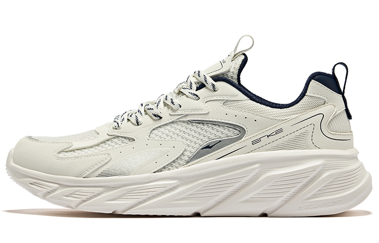 

Erke Star Move амортизирующие износостойкие низкие беговые кроссовки мужские микрокристаллический белый, цвет Microcrystal White