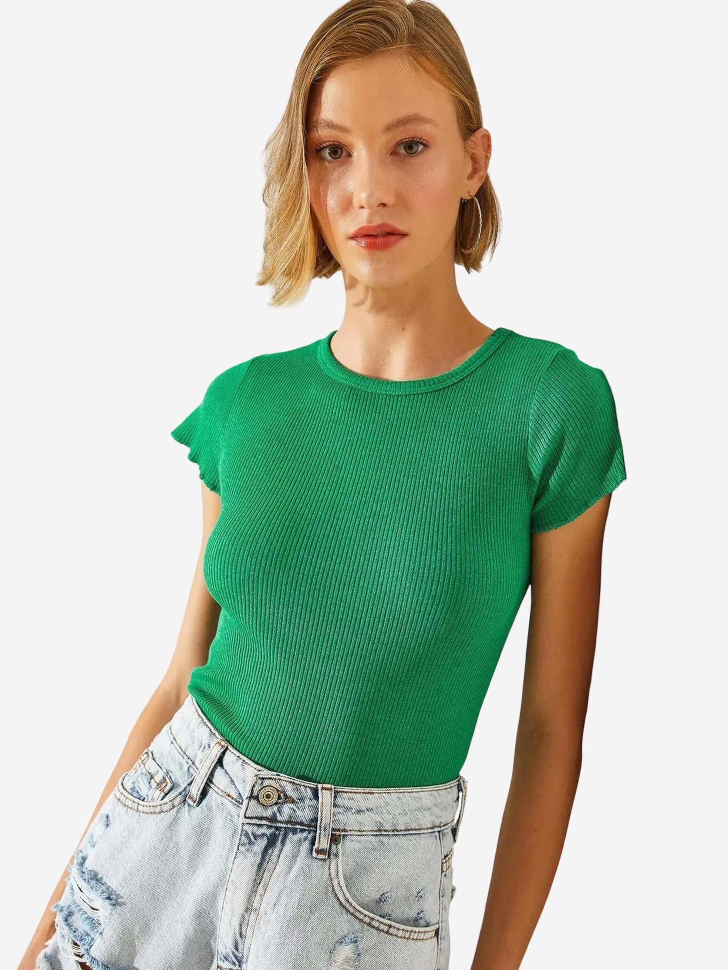 

Bianco Lucci Футболка в зеленом цвете, Зеленый, Bianco Lucci Футболка в зеленом цвете