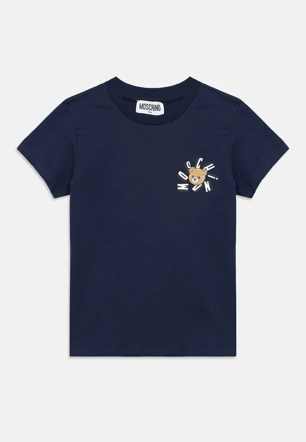 Футболка унисекс с принтом addition Moschino, Blu Navy