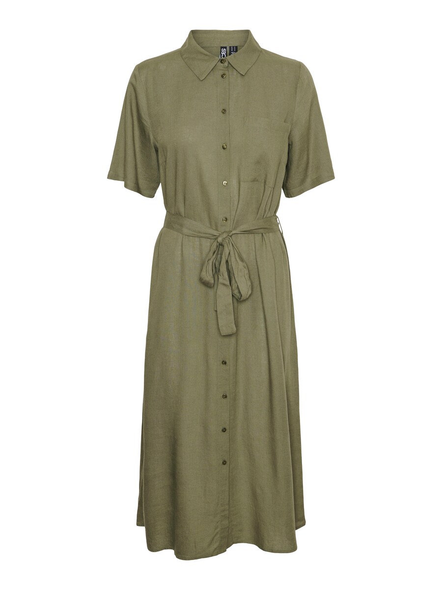 

Платье-рубашка PIECES PIA, цвет Olive/Dark green