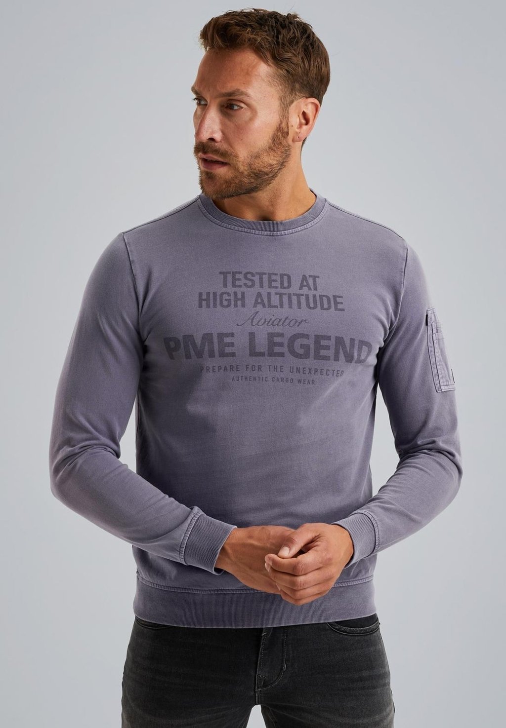 

Толстовка SWEATSHIRT ARTWORK PME Legend, цвет Purple Sage