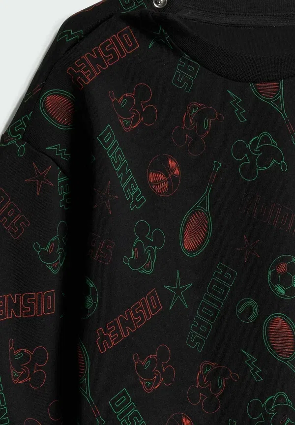 Толстовка Disney Mickey Mouse Set Adidas Sportswear, черный, импакт-оранжевый, лайм-берст — фото 3