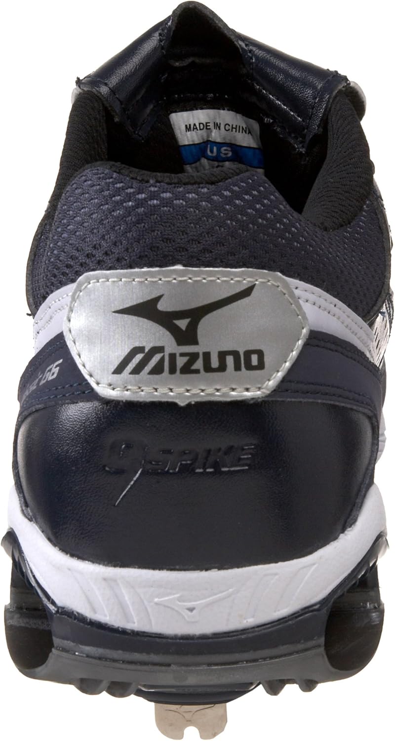 Мужские кроссовки Mizuno 9-Spike Classic G6 Low Switch, темно-синий/белый — фото 3