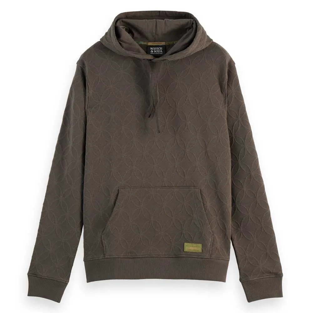 

Худи Scotch & Soda Jacquard Terry, коричневый