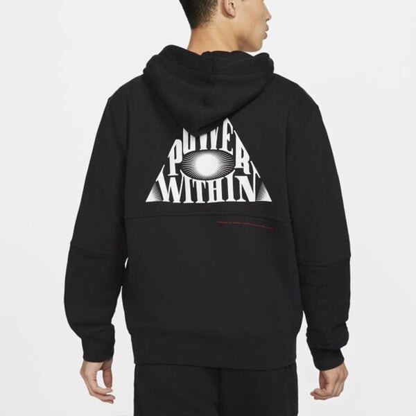 Толстовка Nike As kyrie m nk fz Full-length zipper Cardigan Black, черный — фото 4