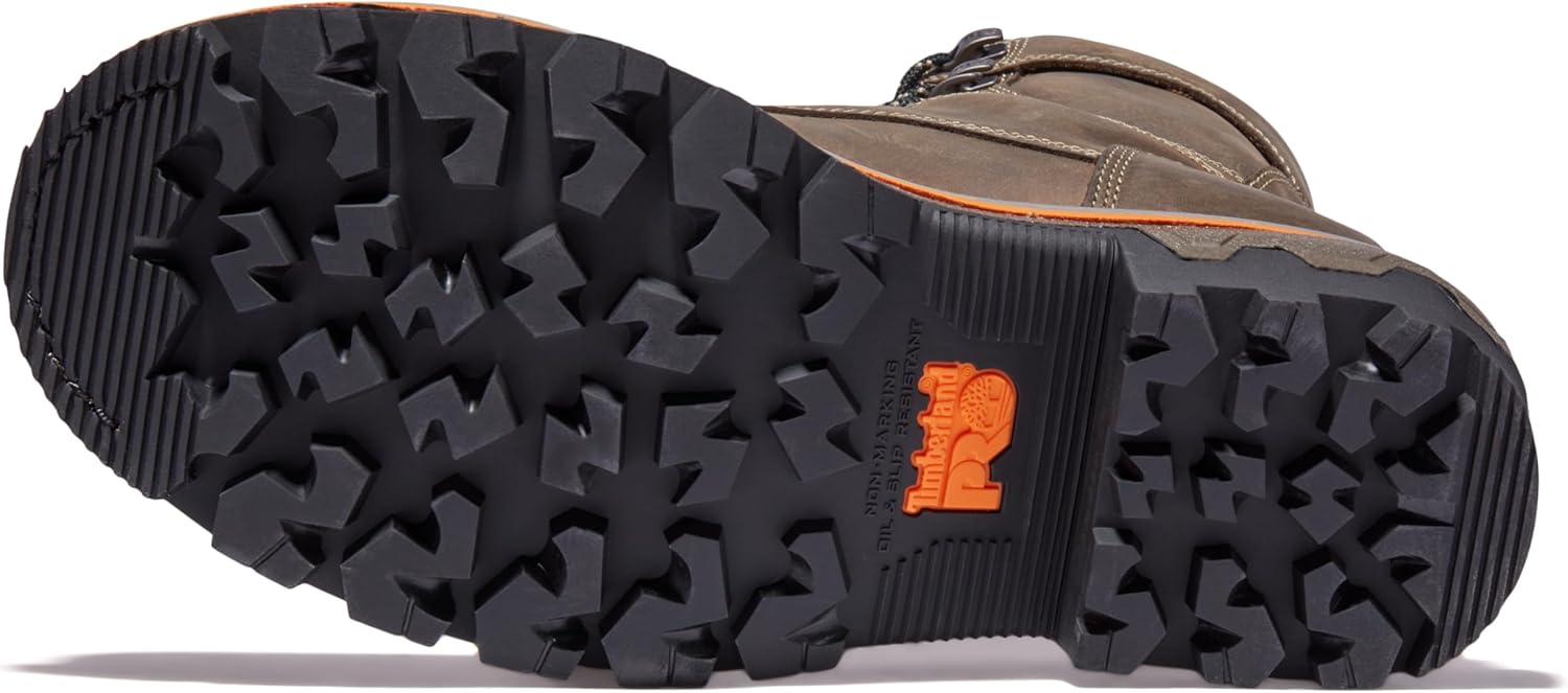 Timberland PRO мужские промышленные рабочие ботинки Boondock Hd Logger 8 дюймов с композитным защитным носком и водонепроницаемостью, Turkish Coffee — фото 4