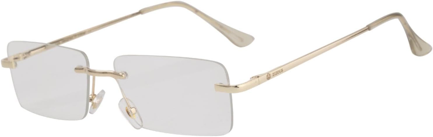 

Солнцезащитные очки с защитой UV400 | Маленькие безободковые очки с линзами конфетного цвета | для женщин и мужчин, для занятий спортом на открытом воздухе и вождения DSVIGF, 06