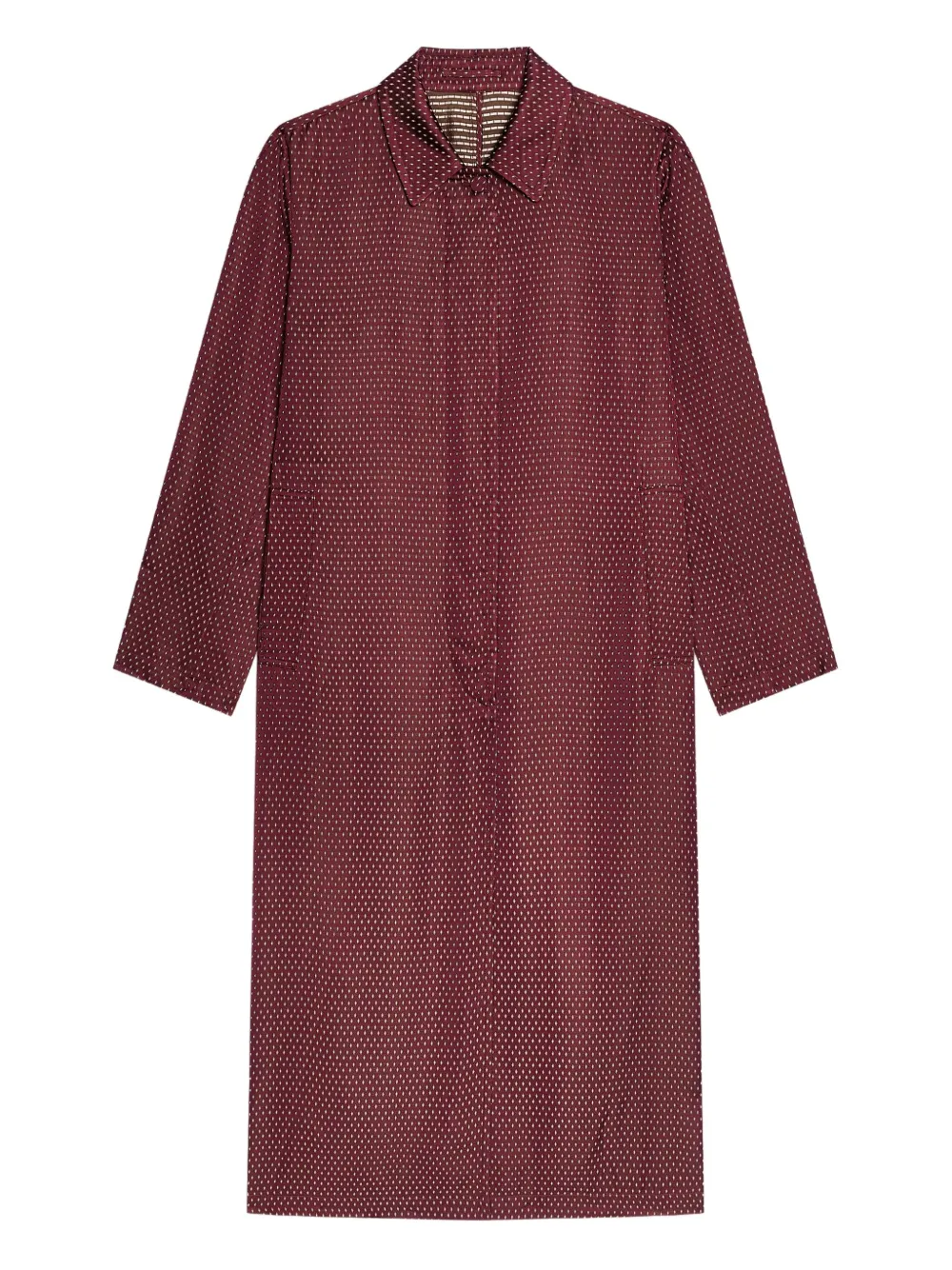 

Жаккардовое пальто DRIES VAN NOTEN, красный