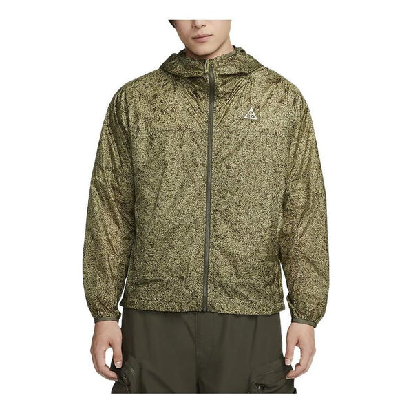 

Куртка Nike ACG Cinder Cone hooded zipped jacket 'Green', зеленый