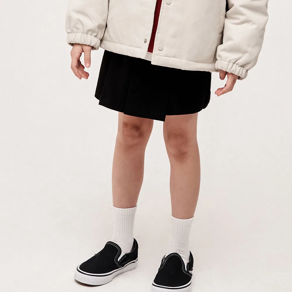 Детские плиссированные кюлоты Covernat Kids, чёрные