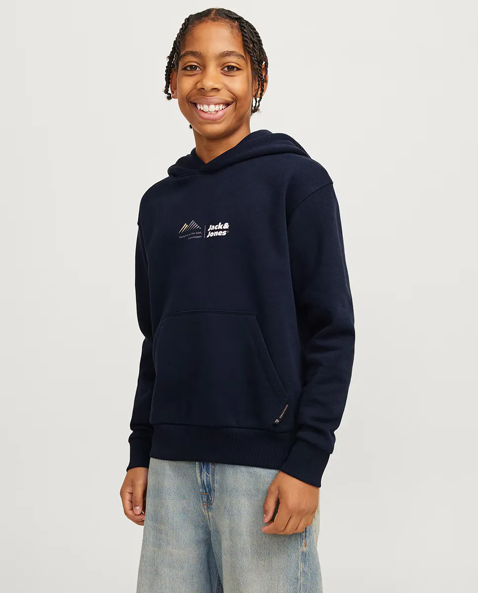 

Толстовка с застежкой-молнией для мальчиков Jack & Jones, тёмно-синий