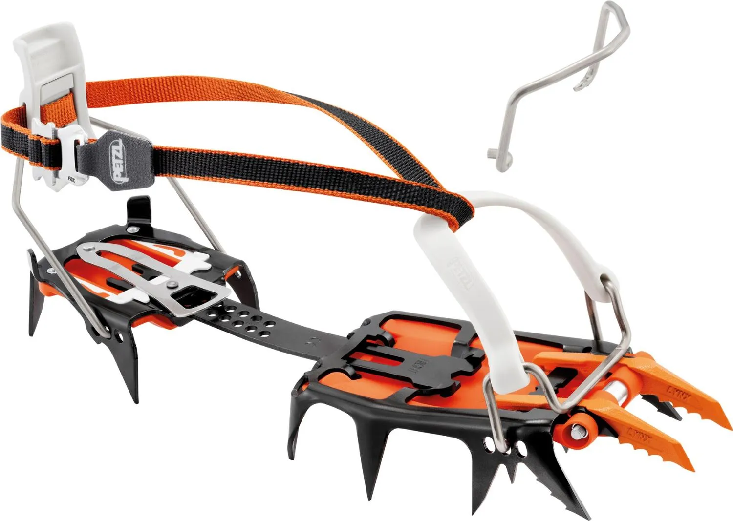 

Линкс рычажные кошки Petzl, Orange/Black