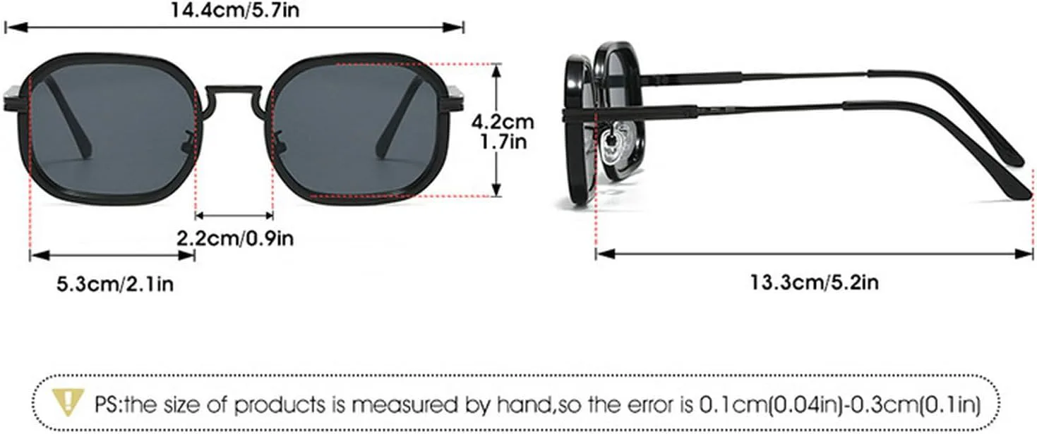 

Модные солнцезащитные очки с градиентным переходом цвета для женщин, защита от УФ-излучения UV400, ретро-квадратные солнцезащитные очки для мужчин mincl, Black