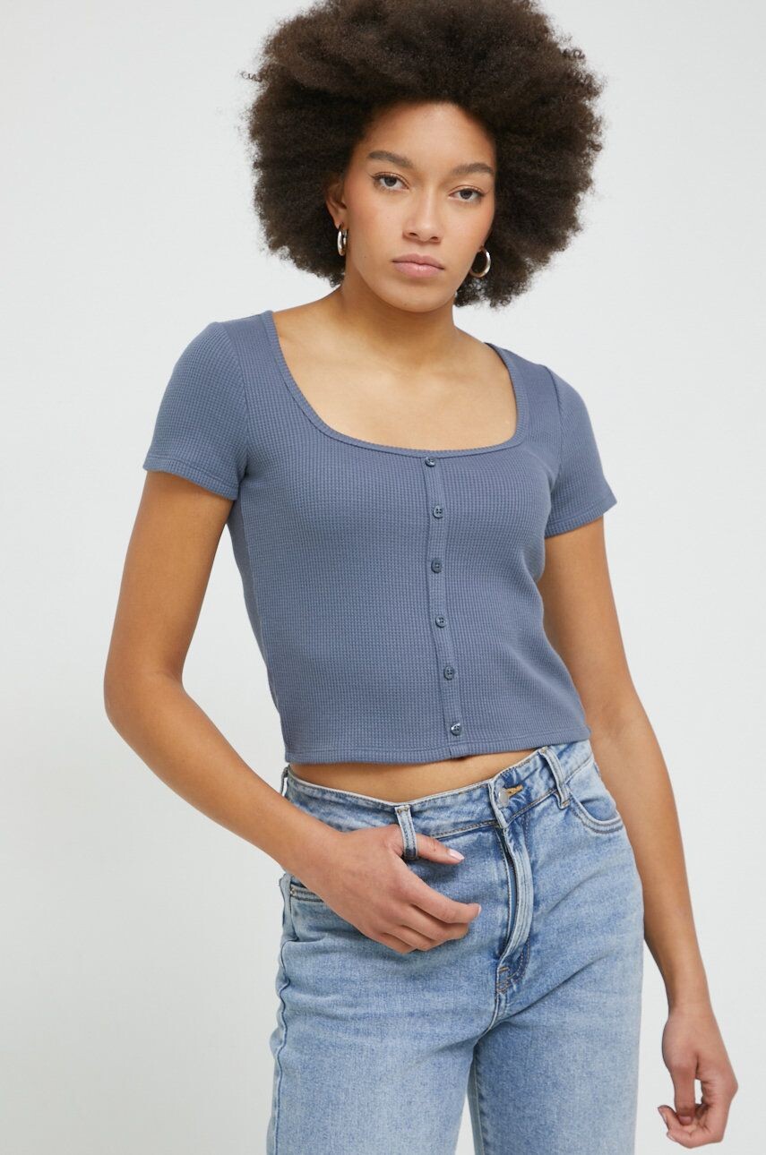 

Футболка Hollister Co., темно-синий