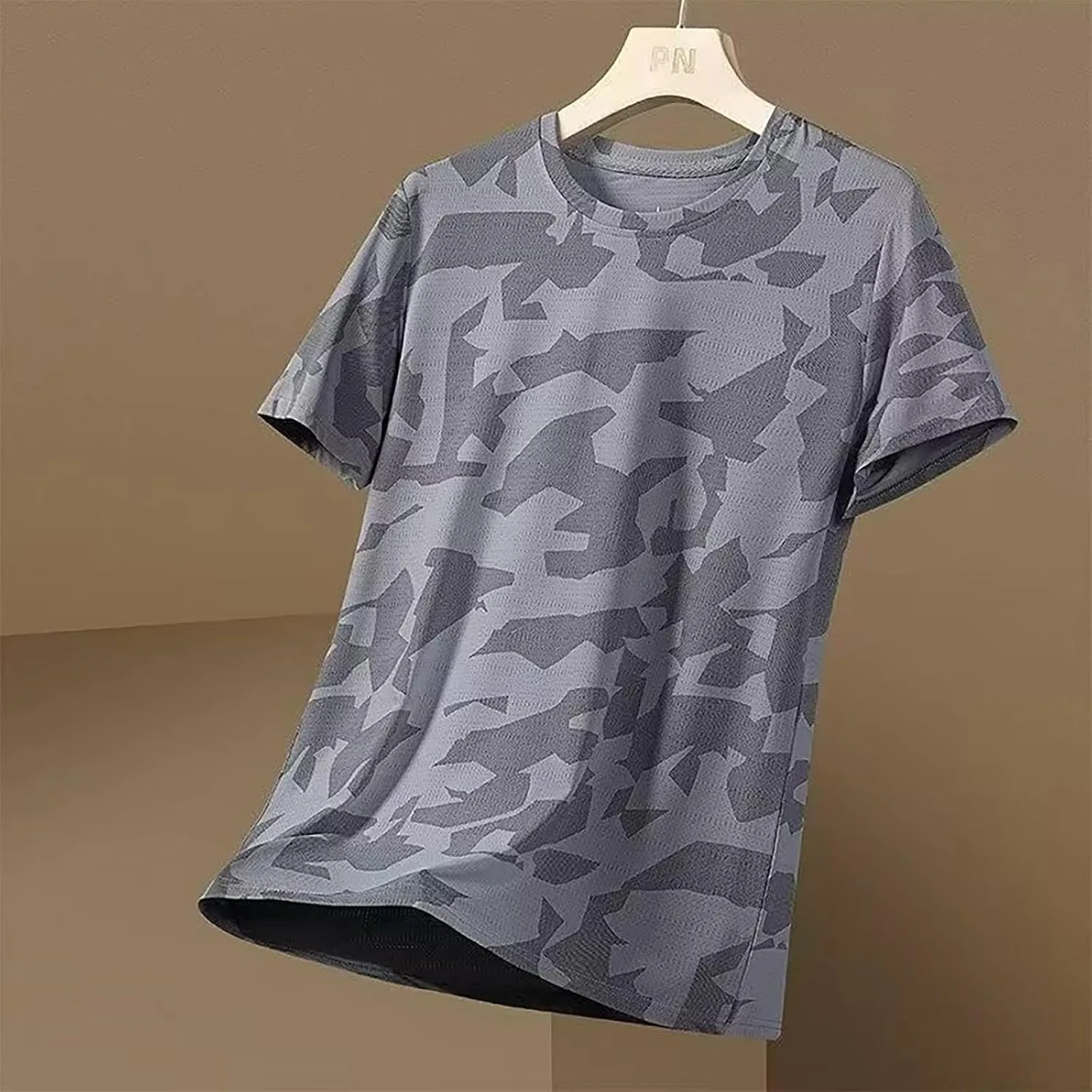 Мужская футболка Camouflage для бодибилдинга и тренировок — фото 2
