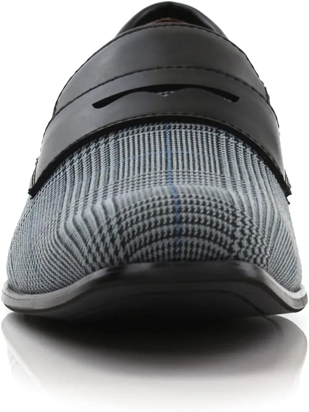 Туфли Ferro Aldo - Ruben Men's, Blue Chequered — фото 3