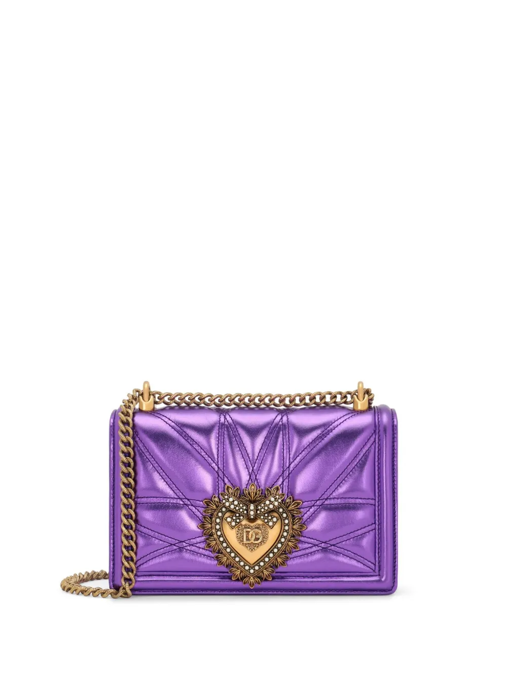 

Сумка на плечо Devotion среднего размера DOLCE & GABBANA, фиолетовый